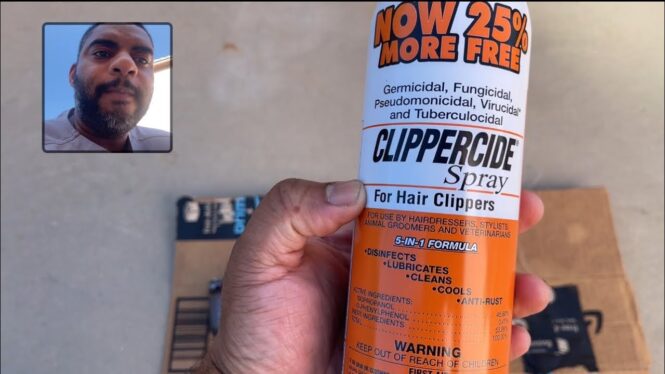 Clippercide Hair Clippers Cleaner Demo