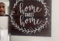 Home Sweet Home Wood Signs Bohemia Wooden Sign Home Motivational Review